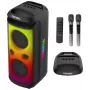 TONSIL Party Dance 1600 Portable Bluetooth Party Speaker with LED Lights, Karaoke, 1600W PMPO, 80W RMS, 10 inch Woofer, TWS, FM Radio, Microphone & Remote Control