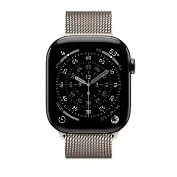 Crong Milano Steel – Stainless Steel Strap for Apple Watch 44/45/46/49 mm (Champagne)