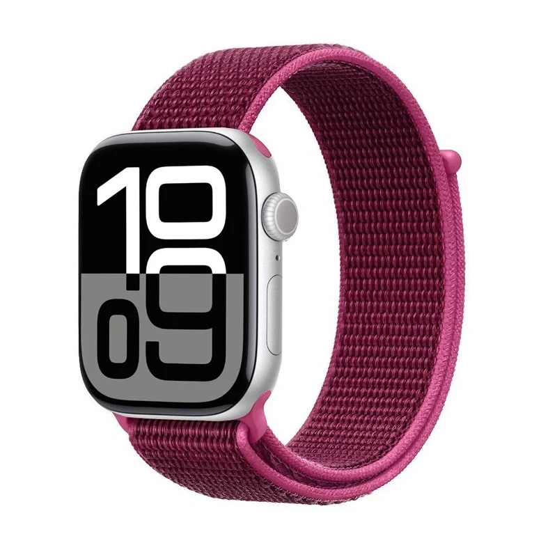 Crong Nylon Sport Band for Apple Watch 38/40/41/42 mm (Magenta Fusion)