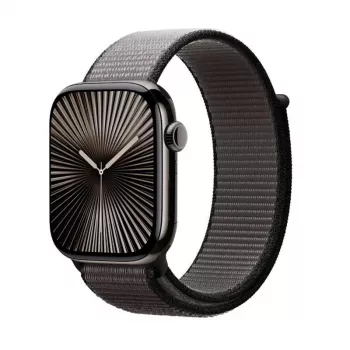 Crong Nylon Sport Loop for Apple Watch 44/45/46/49 mm (Night Grey)