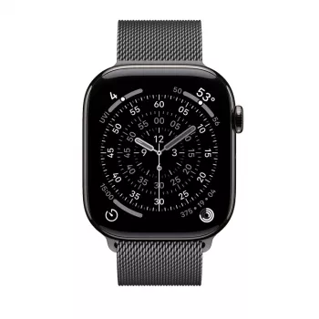 Crong Milano Steel - Stainless Steel Band for Apple Watch 38/40/41/42 mm (Graphite)