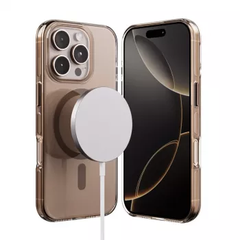 Crong Clear MAG Pro Case for iPhone 16 Pro Max, MagSafe, Desert