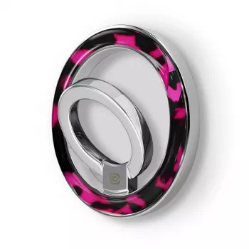 Crong Deluxe RING Holder - Magnetic Phone Ring Holder MagSafe (Pink Tortoise)