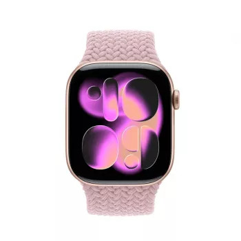 Crong Wave Band Braided Nylon Solo Loop for Apple Watch 38/40/41/42 mm Pink