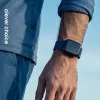 Crong Wave Band Braided Nylon Solo Loop for Apple Watch 44/45/46/49 mm (Navy Blue)