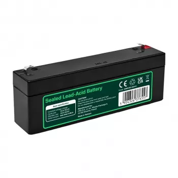 Greencell AGM VRLA 12V 2.5Ah Maintenance-Free Battery for Cash Registers, Toys (178x36x66mm)