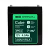 Greencell AGM VRLA 12V 4.5Ah Maintenance-Free Battery for Cash Registers, Toys, Cameras (90x70x106mm)