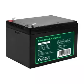 Greencell AGM VRLA 12V 12Ah Maintenance-Free Battery for Cash Registers, Toys, Cameras (151x98.5x95mm)