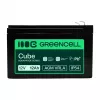 Greencell AGM VRLA 12V 12Ah Maintenance-Free Battery for Cash Registers, Toys, Cameras (151x98.5x95mm)