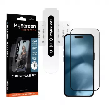 MyScreen Diamond Glass Pro Tempered Glass Screen Protector for Apple iPhone 17 Pro