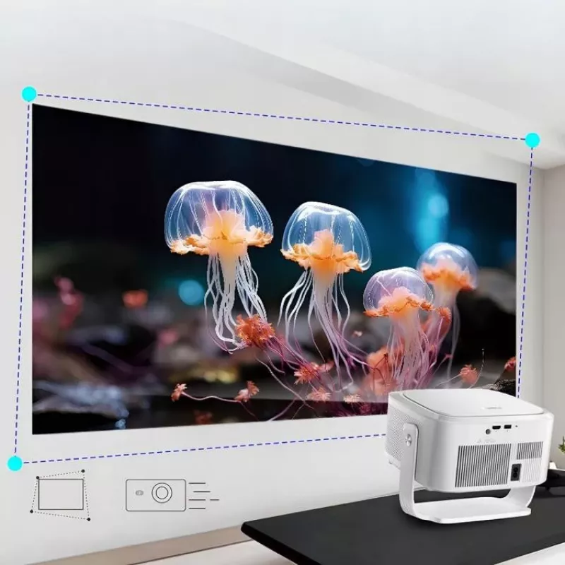 Zenwire PrimeView IMC460 Pro Mini Projector Portable Android 14 WiFi