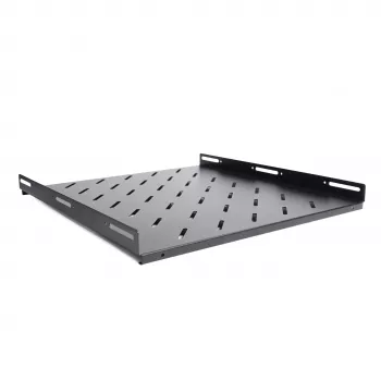 RACKTEL RL-P800S 1U 19-inch Fixed Rack Shelf 800mm Depth 80kg Load Capacity Black