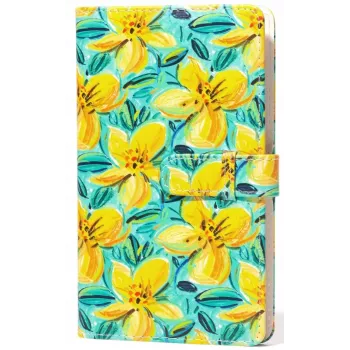 LOVEINSTANT Photo Album for 96 Photos, Fujifilm Instax Mini 12/40/11/9/8/7/40, Daffodil Flowers Design
