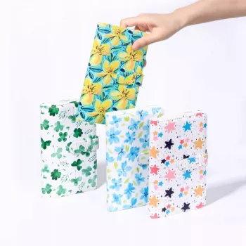 LOVEINSTANT Photo Album for 96 Photos, Fujifilm Instax Mini 12/40/11/9/8/7/40, Daffodil Flowers Design