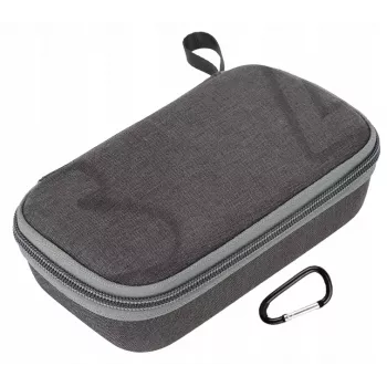 SUNNYLIFE Protective Case for DJI Motion Controller - Semi-Hard PU Leather EVA Carrying Bag (Black)