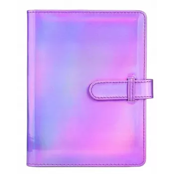 LOVEINSTANT Photo Album for 256 Photos Compatible with Fujifilm Instax Mini, Xiaomi, Canon, HP, Kodak - Purple Flash