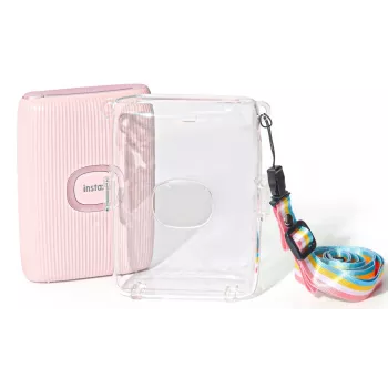 LOVEINSTANT Transparent Hard Protective Case for Fujifilm Instax Mini Link 2