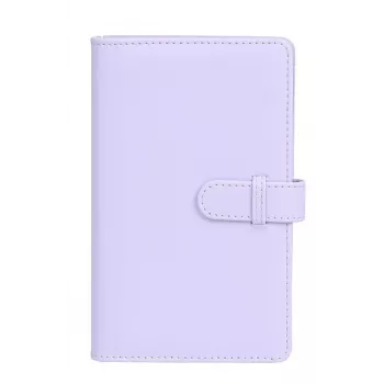 LOVEINSTANT Photo Album for 108 Photos Compatible with Fujifilm Instax Mini 12, 11, 40, 9, 8, 7, Evo, Liplay, Link - Purple