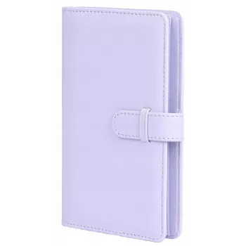 LOVEINSTANT Photo Album for 108 Photos Compatible with Fujifilm Instax Mini 12, 11, 40, 9, 8, 7, Evo, Liplay, Link - Purple