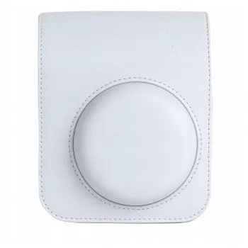 LOVEINSTANT Camera Case & Photo Album Bundle for Fuji Instax Mini 12 - White (108 Photos)
