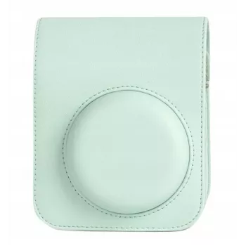 LOVEINSTANT Protective Case and Photo Album Set for Fujifilm Instax Mini 12 - Green (108 Photos)
