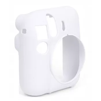 LOVEINSTANT Silicone Protective Case for Fujifilm Instax Mini 12 - White