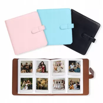 LOVEINSTANT Photo Album 288 Prints for Fujifilm Instax Square SQ1 / SQ6 / SQ10 / SQ20 / Square Link / Share SP-3, Pink