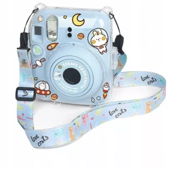 LOVEINSTANT Case for Fujifilm Instax Mini 12 + Stickers / Escape from Earth