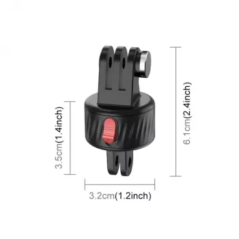 PULUZ Magnetic Quick Release Mount for GoPro Hero 11 10 9 8 7 6 5 4 / SJCAM / Xiaomi / DJI - PU706b