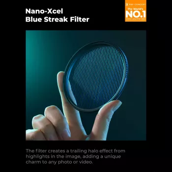 K&F Nano-X MRC Blue Streak Anamorphic Filter 52mm