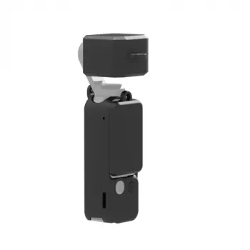 PULUZ Protective Silicone Case with Lens Cap and Screen Cap for DJI Osmo Pocket 3, Black (PU894B)