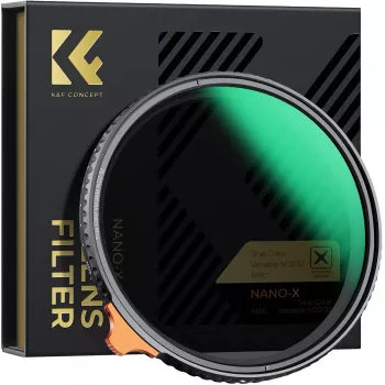 K&F Concept Variable ND Filter ND2-ND32 82mm True Color MRC Nano X