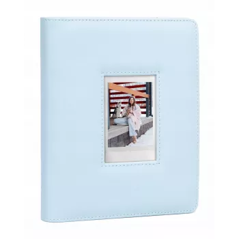 LOVEINSTANT Photo Album 288 Photos for Fuji Instax Canon Xiaomi Polaroid HP Kodak Zink / Cover Window / Blue