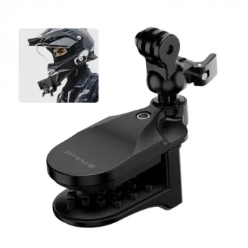 PULUZ Motorcycle Helmet Chin Mount for GoPro Hero 12 11 Mini 10 9 8 7 6 5 4 3+ Max - PU927B
