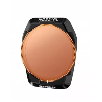 SUNNYLIFE Hybrid 2in1 Polarizing PL + Gray ND32 Filter for DJI Air 3 / 3S + Case Fi923-32p
