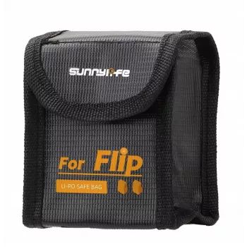 SUNNYLIFE Fireproof Battery Safety Bag for DJI Flip Drone - Holds 2 Batteries - FP-DC955-2