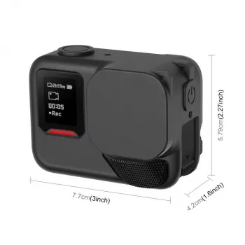 PULUZ Silicone Protective Case for Insta360 Ace Pro 2 - Black