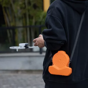 SUNNYLIFE Hard Case Carrying Bag for DJI Flip Drone with Strap - Orange / FP-SN953-C