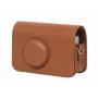 LOVEINSTANT Camera Protective Case for Kodak Ektar H35 / H35N / Ultra F9, PU Leather, Brown, with Detachable Shoulder Strap