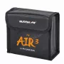 SUNNYLIFE Fireproof Case for 3 DJI Air 3 / 3S Batteries