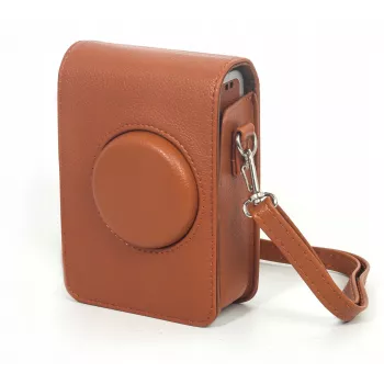 LOVEINSTANT Protective Case for Fujifilm Instax Mini Evo - Brown (Vertical)