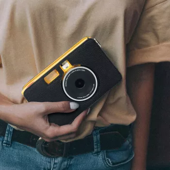 LOVEINSTANT Protective Case for Kodak Mini Shot 2 / Era MS200 Instant Camera - Black