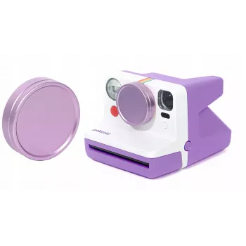 LOVEINSTANT Aluminum Lens Cap for Polaroid Now / Now+ - Purple