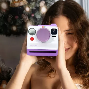 LOVEINSTANT Aluminum Lens Cap for Polaroid Now / Now+ - Purple