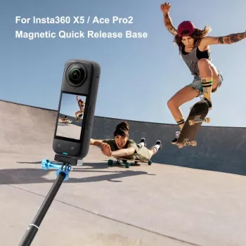 PULUZ Magnetic Quick Release Mount for Insta360 X5 / X4 Air / Ace Pro 2 / PU771B