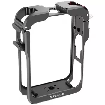 PULUZ Frame Mount Protective Frame with 2x Cold Shoe Mounts and 1/4 inch Thread for DJI Osmo 360 (PU781B)