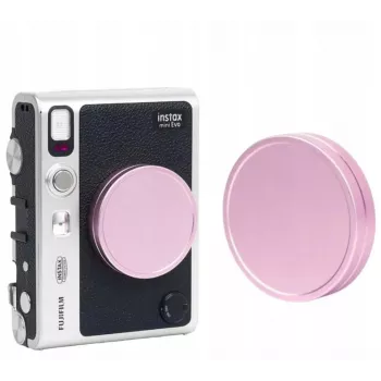 LOVEINSTANT Protective Lens Cap Cover for Fujifilm Instax Mini Evo - Pink
