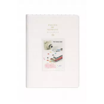 LOVEINSTANT Photo Album 128 Prints for Fujifilm Instax Mini 99 12 40 11 41 Evo LiPlay Link / White