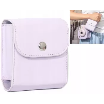 LOVEINSTANT Photo Album Case for Fujifilm Instax Square and Mini Prints – Purple, 64 Photos