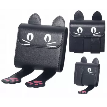LOVEINSTANT Case for Instax Square Mini Photos Compatible with Fuji SQ1 SQ6 SQ20 SQ10 99 41 40 12 11 / Black Cat
